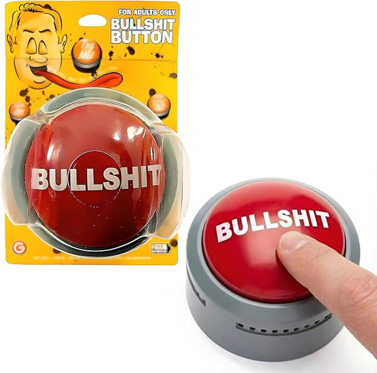 Bullshit Button – The Official Hilarious BS Button with Sound Effects