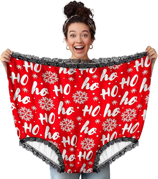 FreeNFond Granny Panties Funny Gag Gifts for Adult Women Men Wedding #