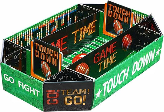 Football Party Supplies Kit Snack Trays Large Snack Stadium Football