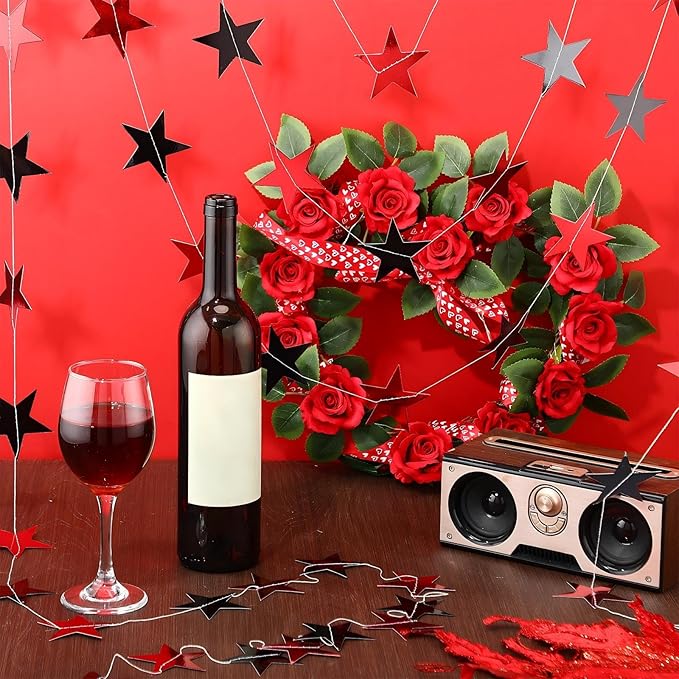 Patelai Glitter Star Garland Banner 2026 Graduation Decor 130 Feet #27
