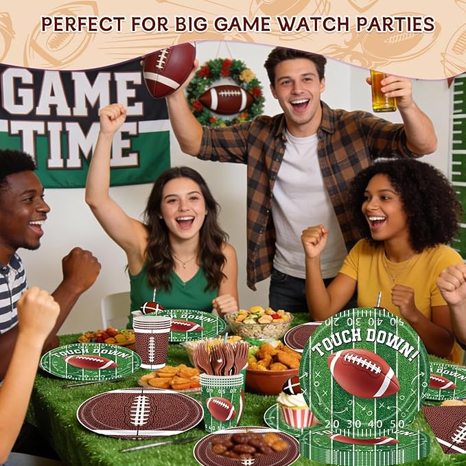 Football Party Decorations Serve 24 Football Party Supplies