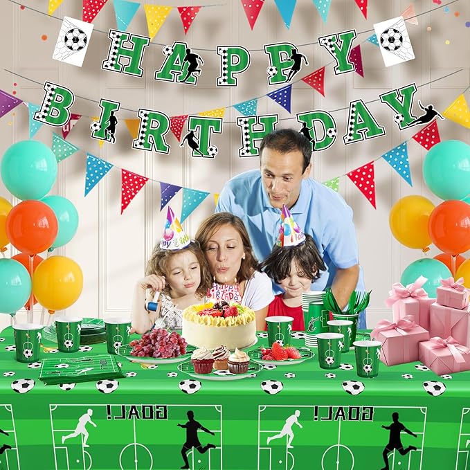 Soccer Birthday Decorations 170 Pcs Soccer Party Decorations