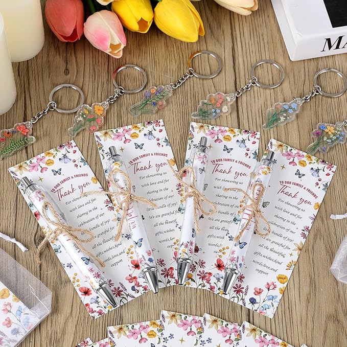 145 Pieces Wildflower Baby Shower Favors for Guest Little Wildflower