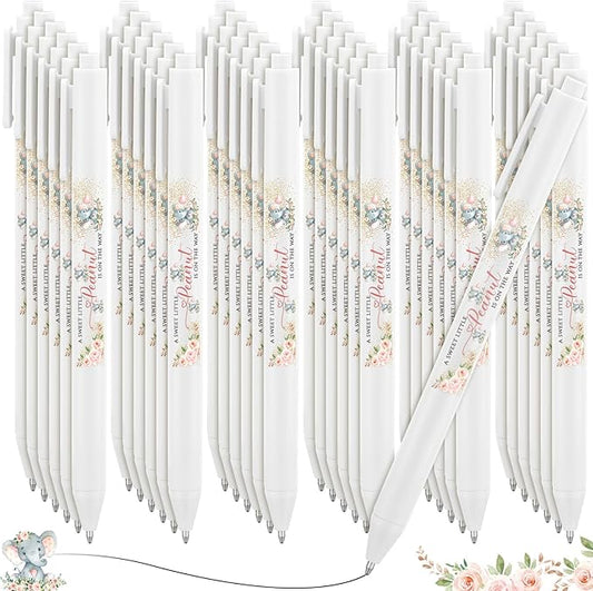 Ireer 36 Pcs Pink Elephant Baby Shower Pens Gifts Bulk Party Favors