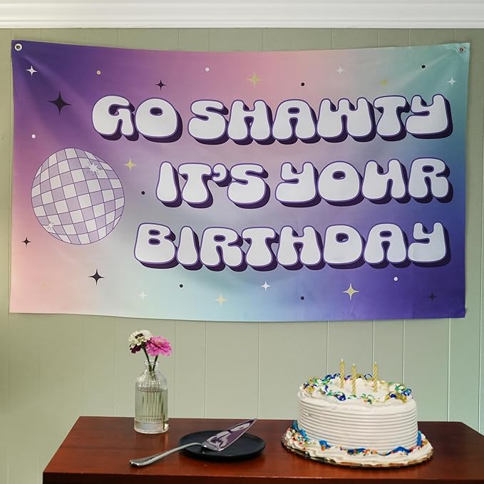 Funny Happy Birthday Banner 60" x 33" – Hilarious Party Decoration