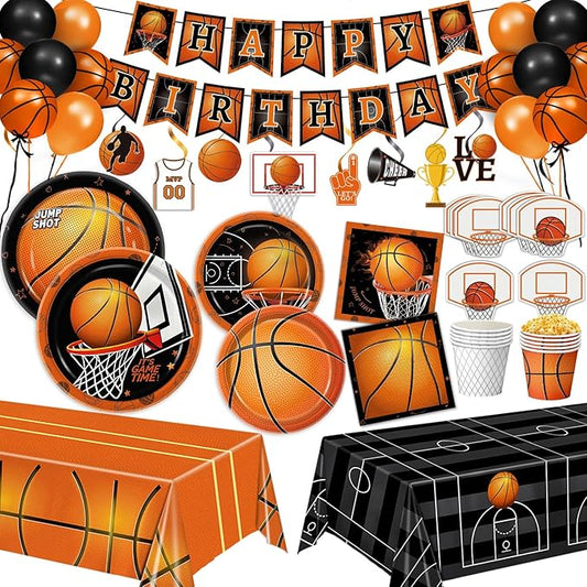155 PCS Basketball Party Decorations Basketball Party Supplies