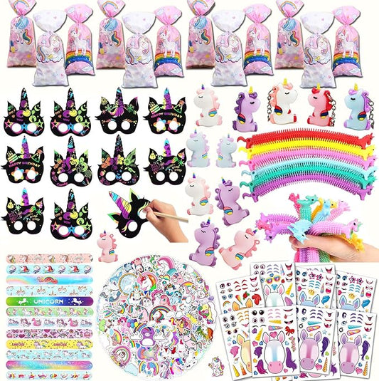 Unicorn Party Favors Kids' Birthday Supplies Goodie Bags Decorations