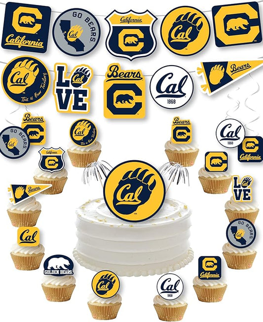 Cal Party Supplies for Football, Birthday Gift, UC Berekeley