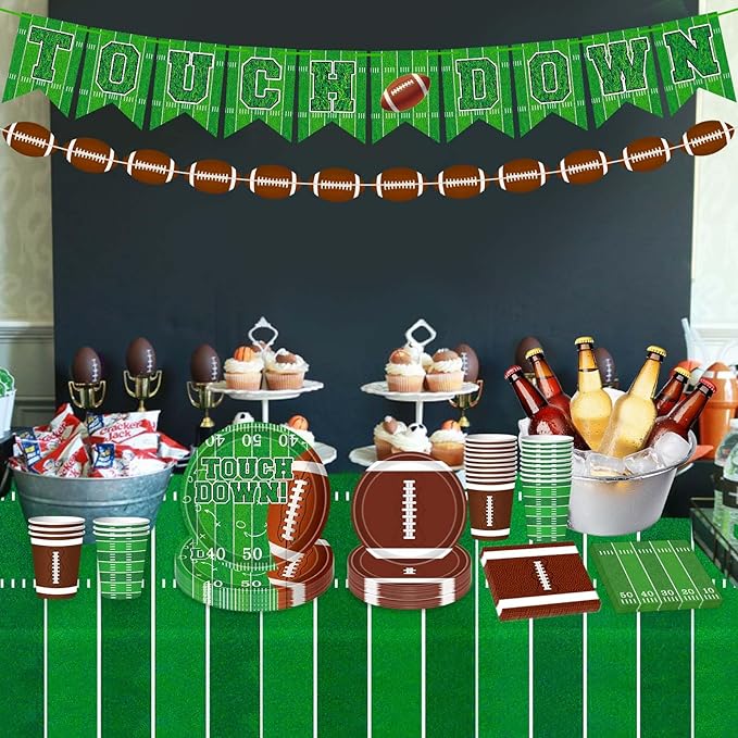 Football Party Decorations Football Party Supplies Dinner Plates