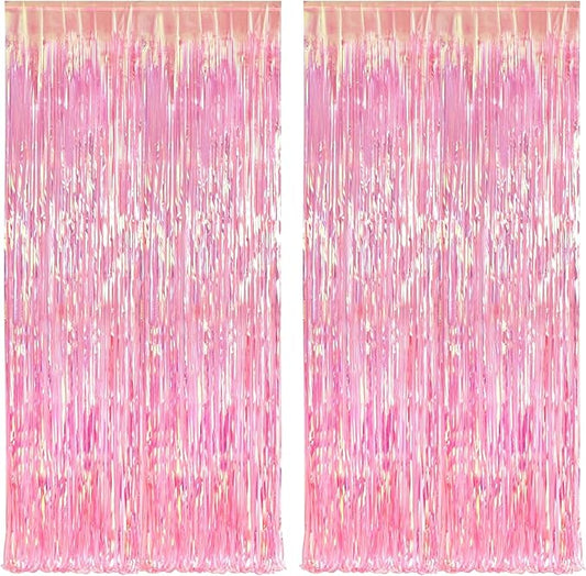 KatchOn, XtraLarge Iridescent Pink Streamers for Party Decorations -