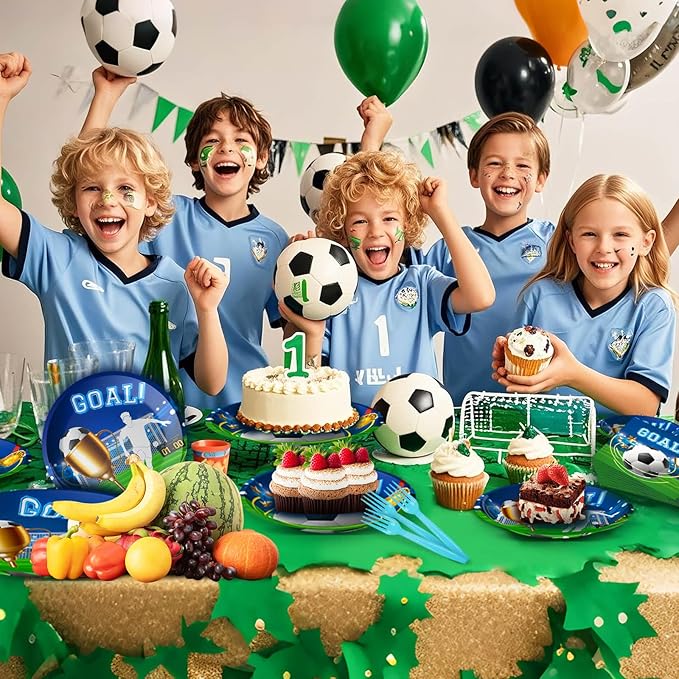 Soccer Plates and Napkins Soccer Party Supplies Soccer Birthday