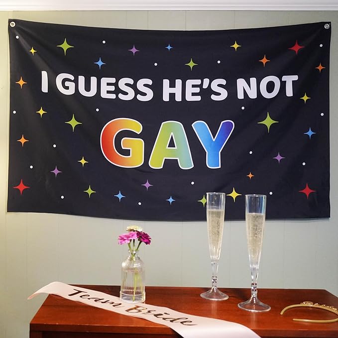Funny Party Banner 60" x 33" – Hilarious Decoration for Adults, Gag