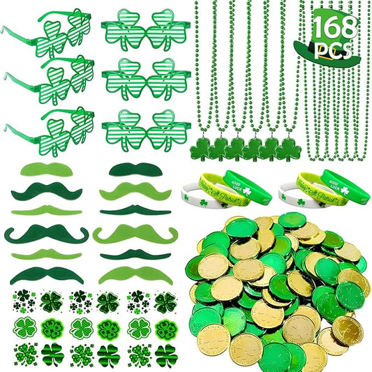 St Patrick's Day Accessories 168 PCS Saint Patricks Party