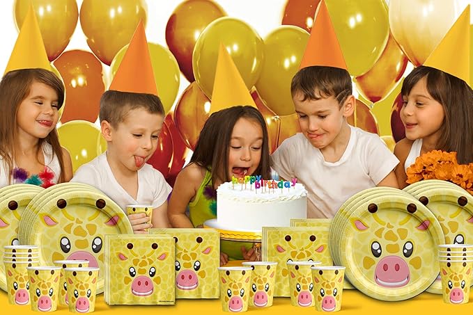 Giraffe Birthday Party Supplies Jungle Animal Party Supplies Zoo