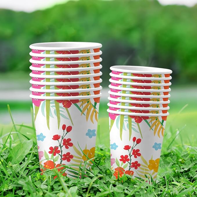 Tropical Luau Party Supplies Kit for 25 Aloha Hawaiian Party