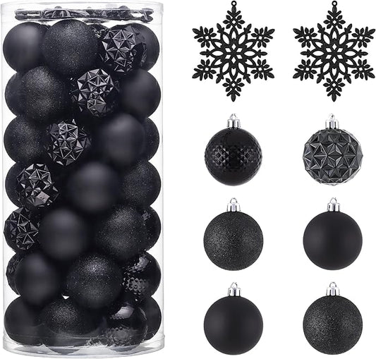 Madelyn Christmas Tree Decorations Ornament Set, 50ct 2 Inches