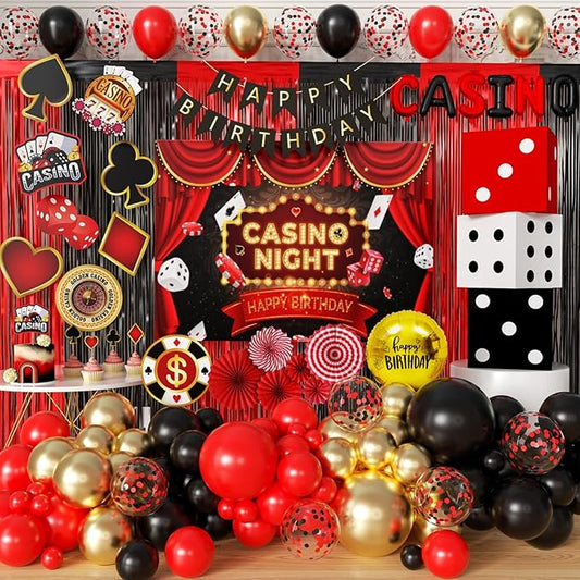 Casino Theme Party Decoration Las Vegas Birthday Party Casino