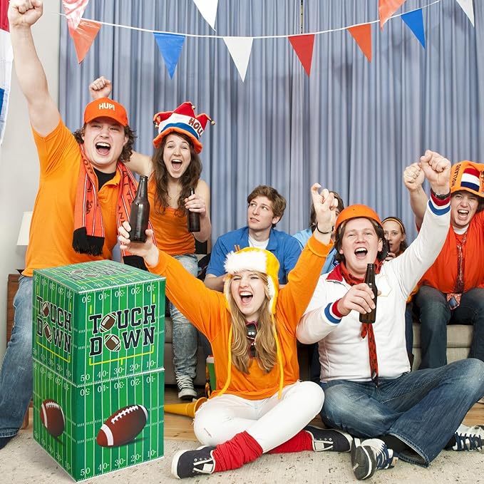 6 Pcs Large Football Party Decorations 12 Inch Football Cardboard
