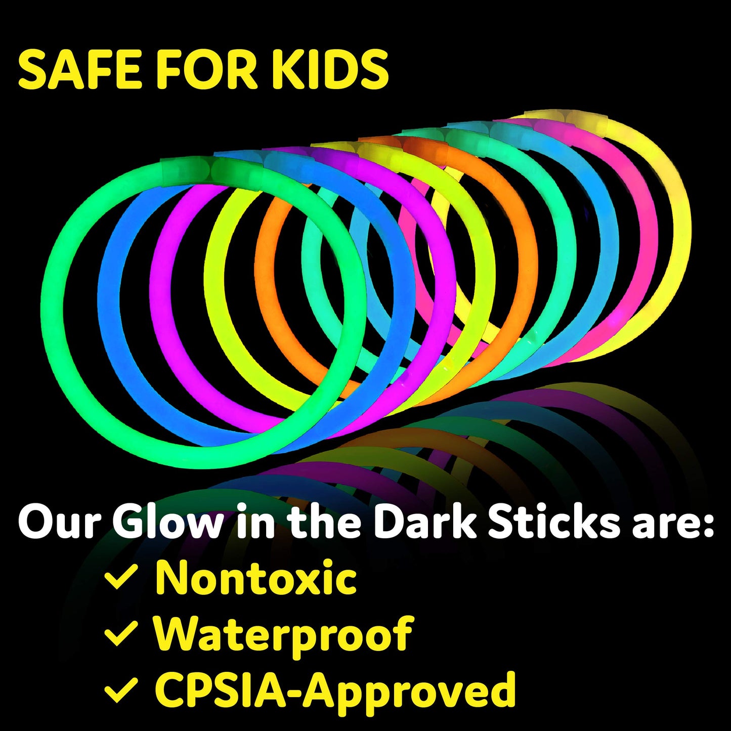 Party Sticks Glow Sticks Jewelry Bulk Party Favors 300pk