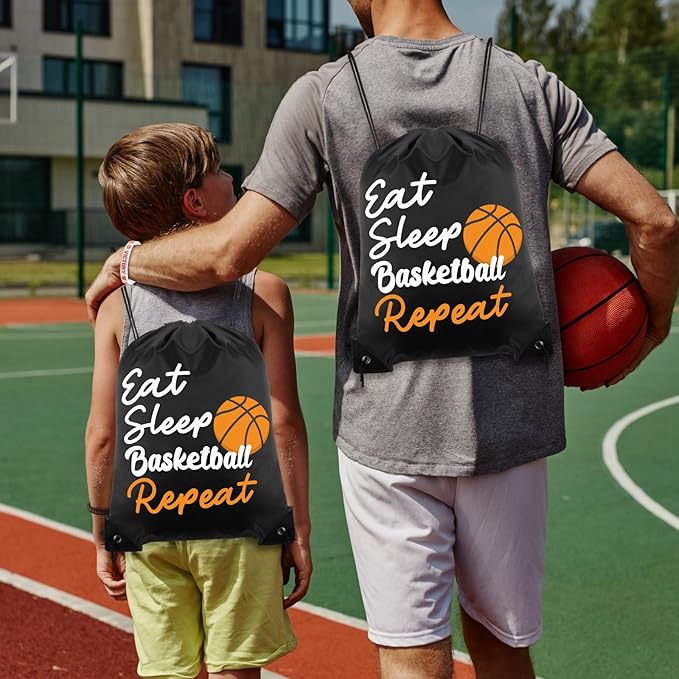 96 Pcs Basketball Party Favors Include 24 Basketball Drawstring Bags