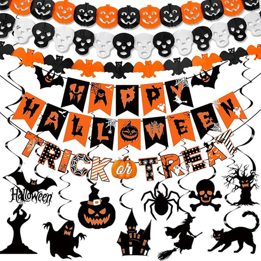 Halloween Party Decorations Happy Halloween Banner Kit Including
