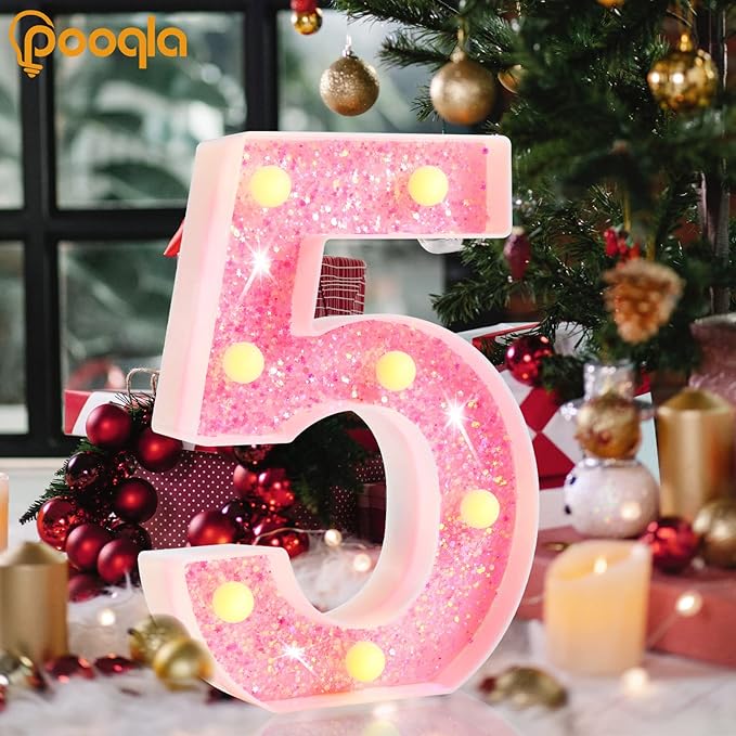 Marquee Numbers Lights, light up Numbers Battery Powered