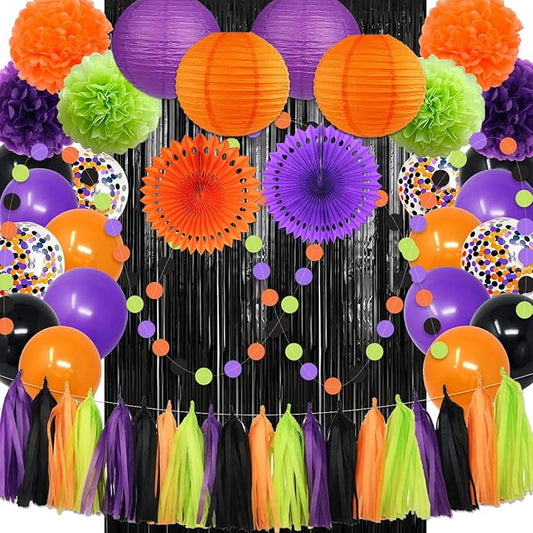 Halloween Party Decorations Hocus Pocus Halloween Decorations 51pcs