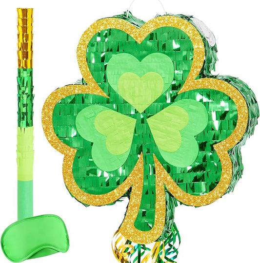 St Patricks Day Piñata St Patricks Day Party Game Green Shamrock