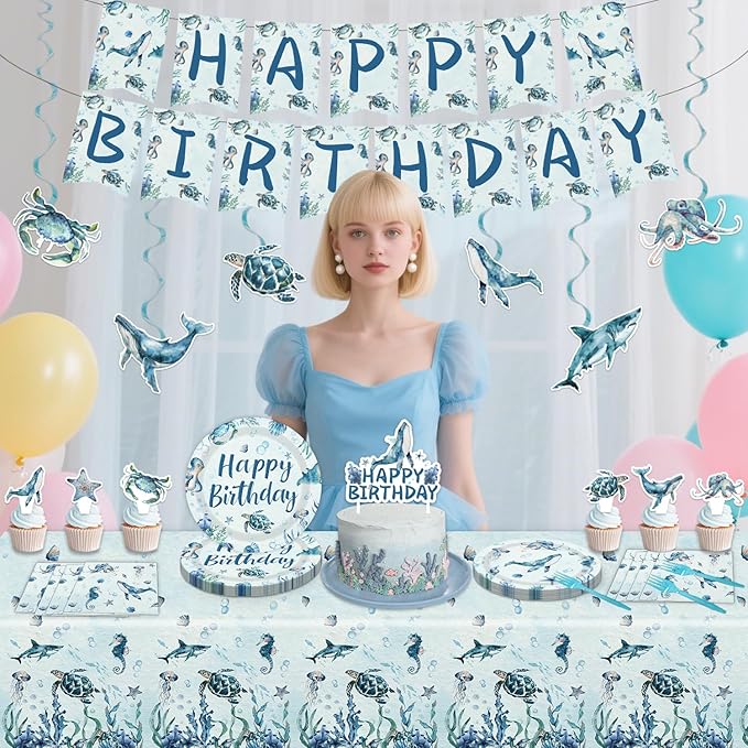 Under the Sea Party Decorations Ocean Themed Party Decorations
