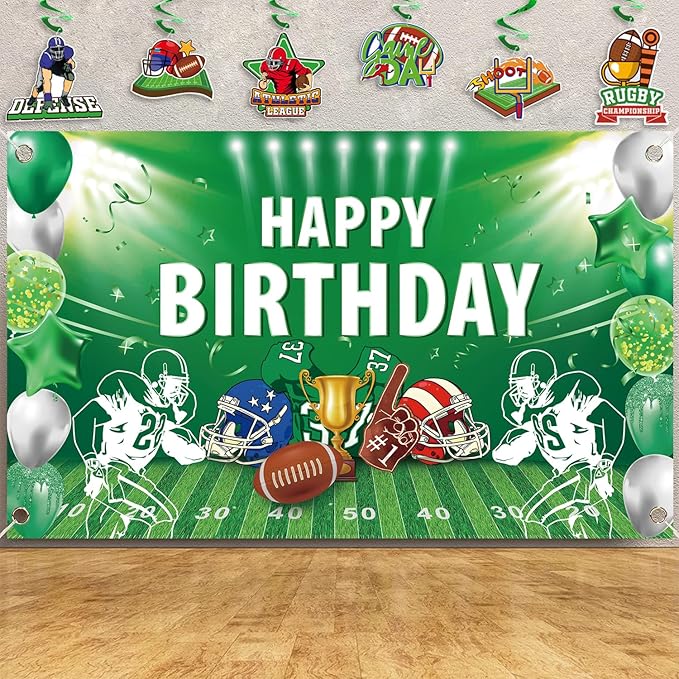 Football Birthday Party Decorations Football Party Supplies Kit