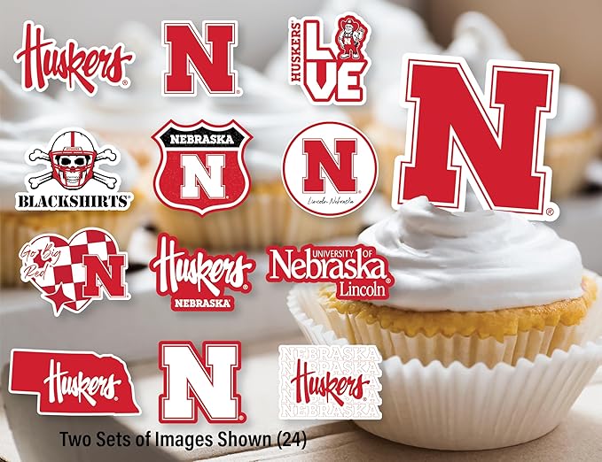 Nebraska Huskers Party Supplies for Football, Birthday Gift,