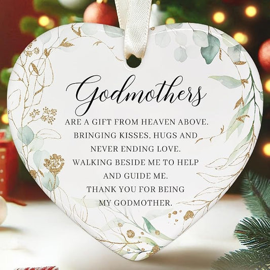Godmother Christmas Ornament - Godmother Ornaments from Godchild -