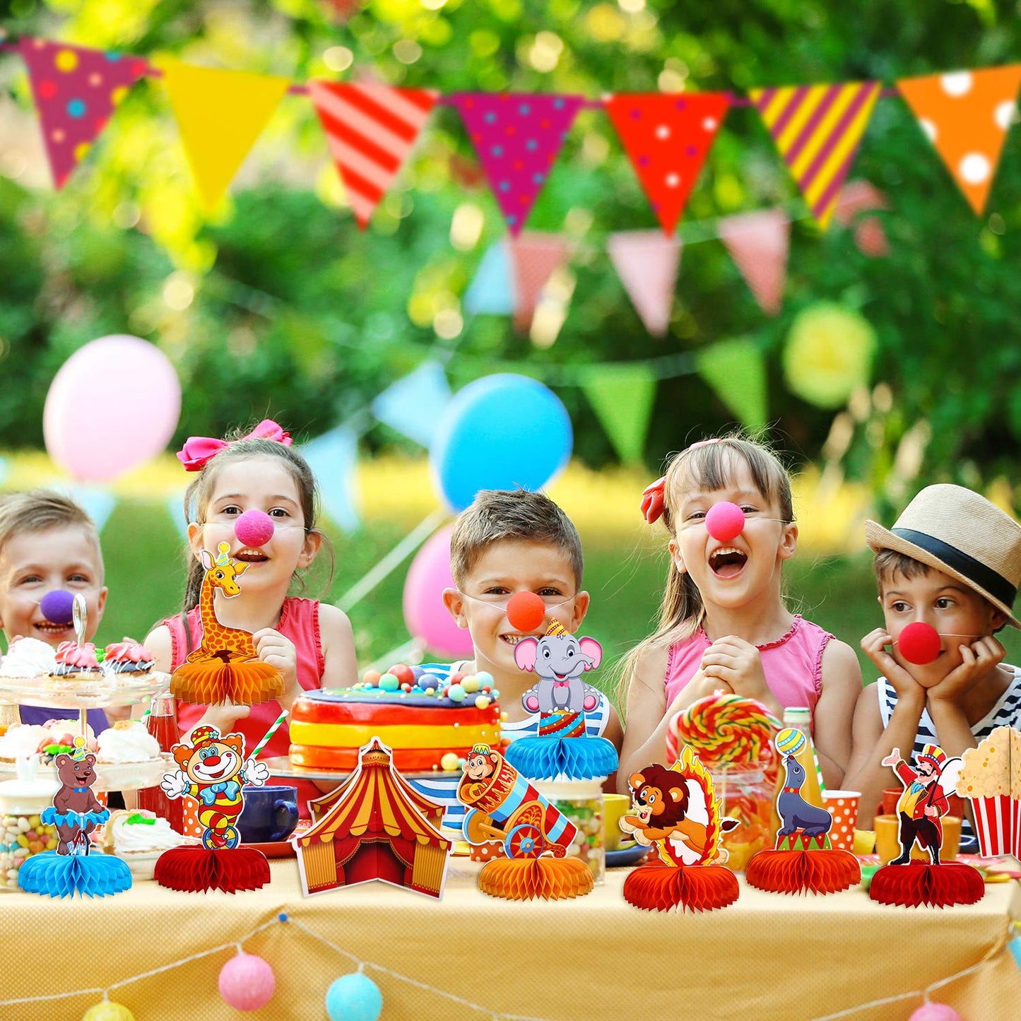 10 Pieces Carnival Party Decorations Circus Theme Party Decorations