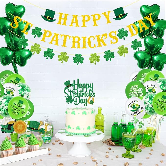 St Patricks Day Decorations Kit Happy St Patrick's Day Banner