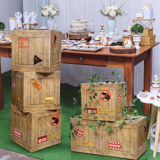 6 Pcs Dinosaur Party Decorations 12 x 12 x 12 Inch