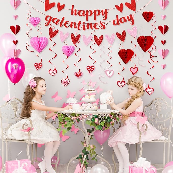 FunnyPars Galentines Day Decorations for Party Happy Galentine's Day