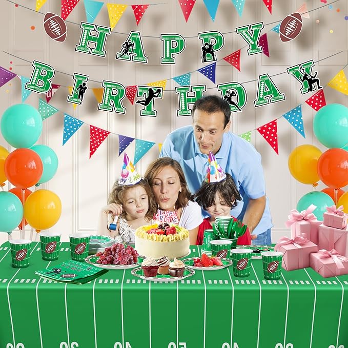 Football Birthday Decorations 170 Pcs Football Party Decorations