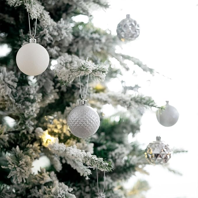 Madelyn Christmas Tree Decorations Ornament Set, 50ct 2.36 Inch