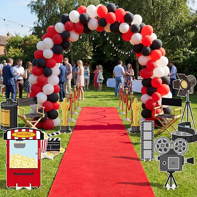 4 Pcs Large 20 X 30 Movie Night Cardboard Cutouts Academy Awards