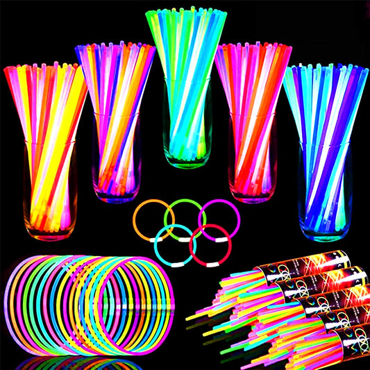 TURNMEON 960 Pack Ultra Bright Glow Sticks Bulk Glow In The Dark Party