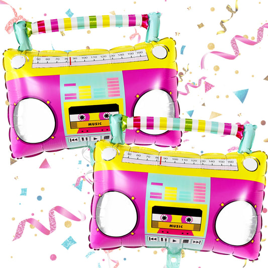 KatchOn, Large Boombox Balloon Set - 22 Inch | 90s Balloons for 90s