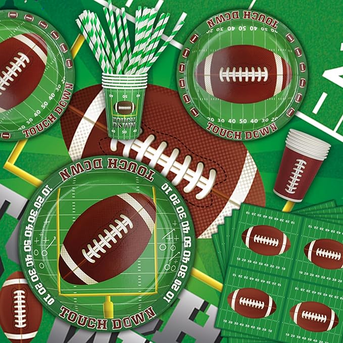 200 Pack Football Birthday Party Decorations Football Party Supplies