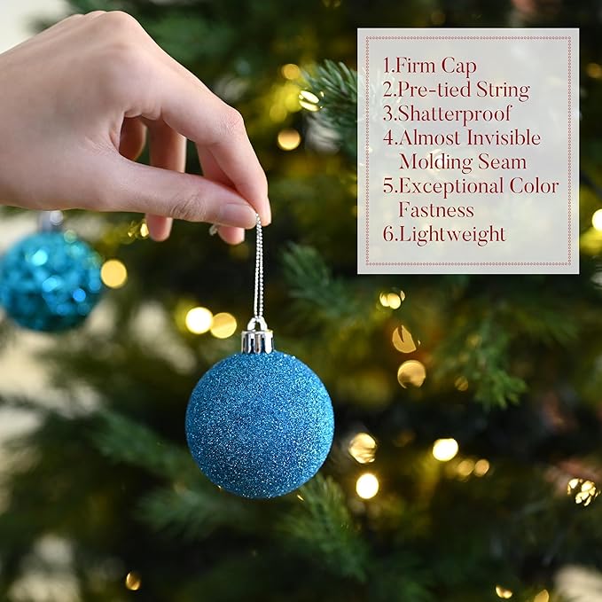 Valery Madelyn Christmas Tree Decorations Ornament Set, 50ct 2.36 #11