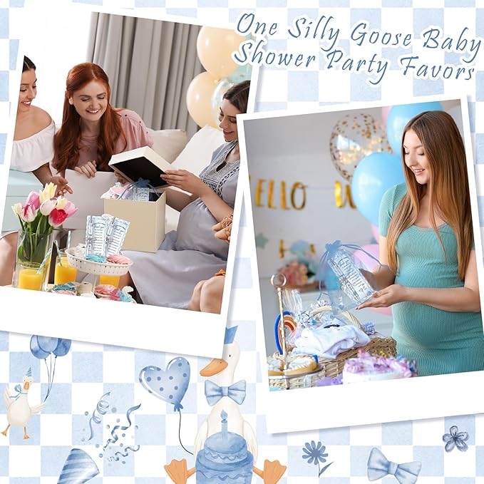 145 Pieces Silly Goose Baby Shower Favors for Guest Goose Ballpoint