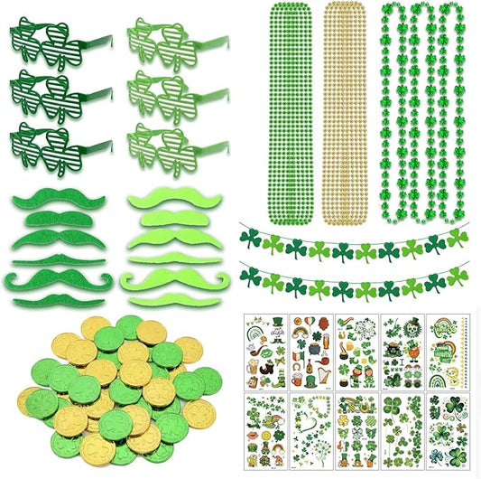 94 Piece St Patricks Day Accessories St Patricks Day Party Favors