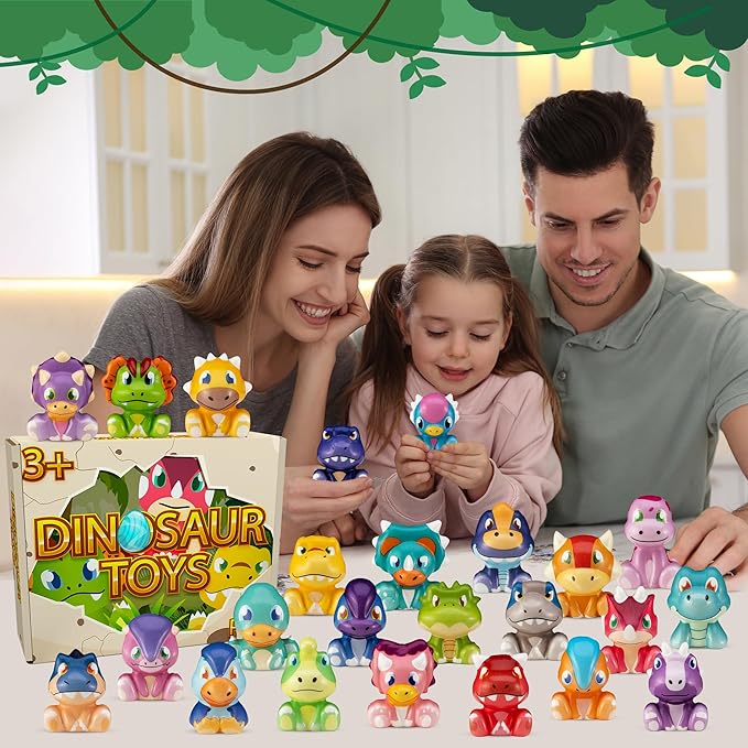 Party Favors for Kids 24PCS Dinosaur Squishy Toys Goodie Bag