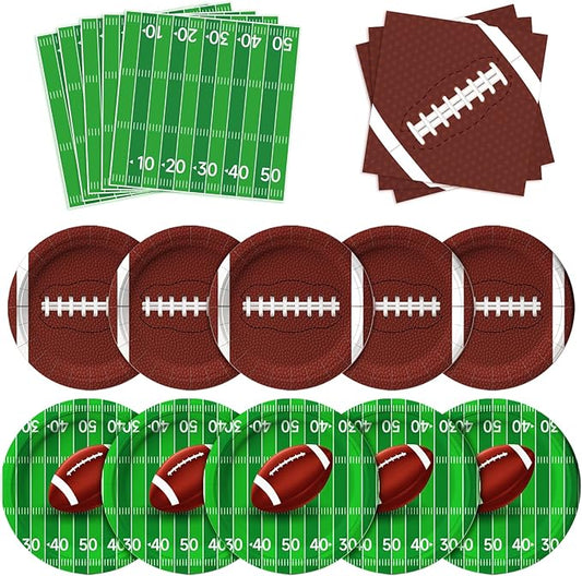Football Party Supplies Kit Serve 50 Football Party Favors Set