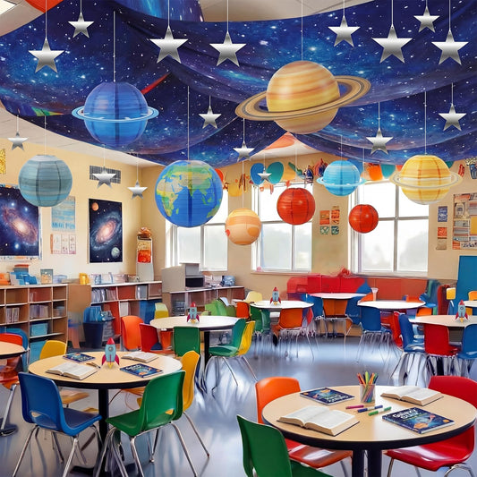 Relaxgiant 45 Pcs Space Classroom Decorations for Back to School