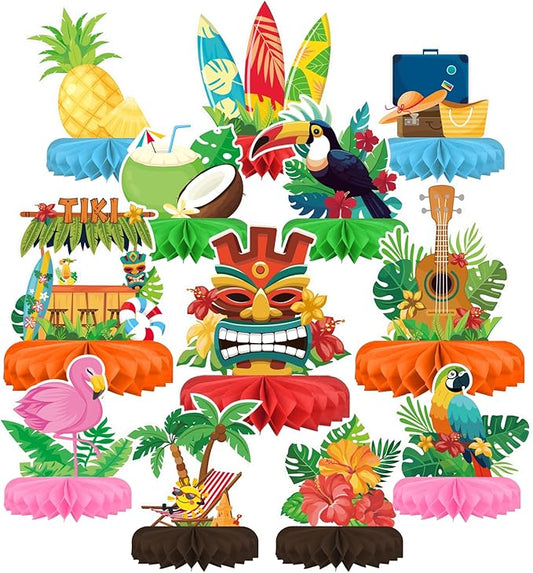 Hawaiian Luau Party Decorations Set Aloha Theme Table Decoration