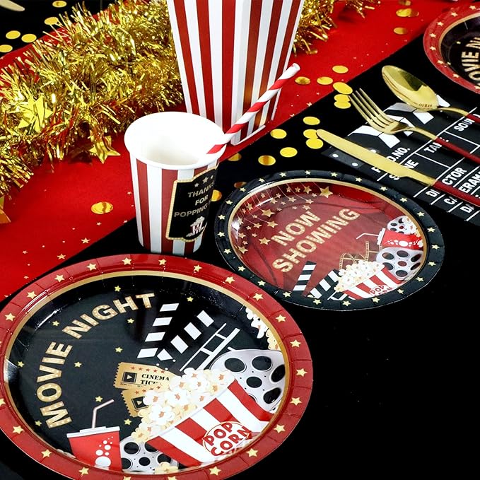 Movie Night Party Supplies Decorations Movie Theme Birthday Paper